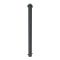 Dekorativ puller | Serie 481B | � 82 mm | fastmonteret, til indst�bning i beton med jordanker, total l�ngde ca. 1300 mm | uden l�s | med 2 �jer